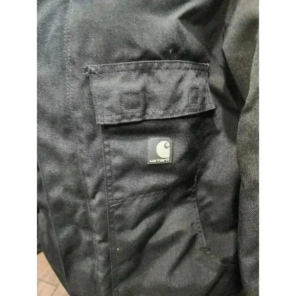 Carhartt Chocolate Black Santa Fae Jacket Size Large RN4806 C55 Black Grey - Picture 2 of 10